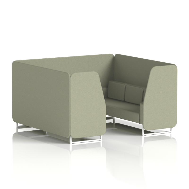 Brixworth Booth With White Legs in Single Tone - Image 75