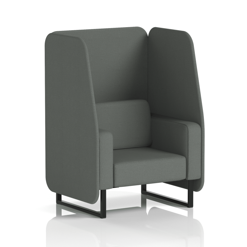 Brixworth Open Booth With Black Legs in Single Tone - Image 27