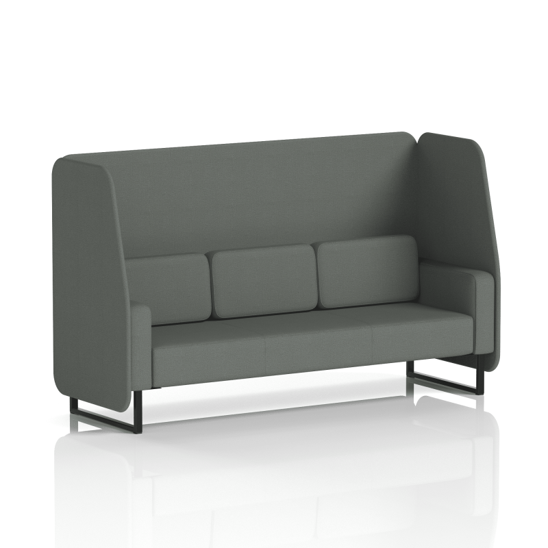 Brixworth Open Booth With Black Legs in Single Tone - Image 87