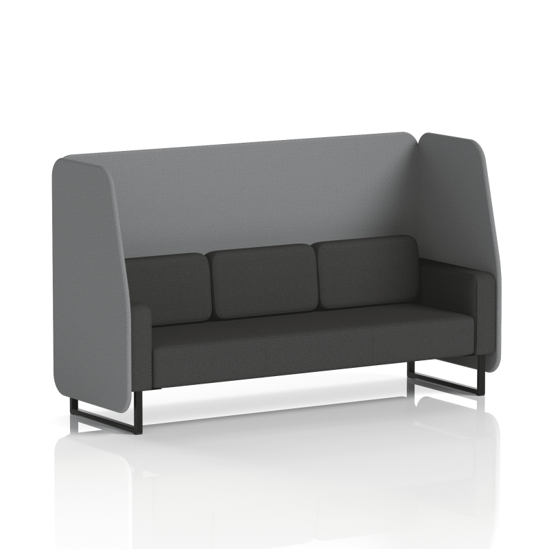 Brixworth Open Booth With Black Legs in Two Tone - Image 84