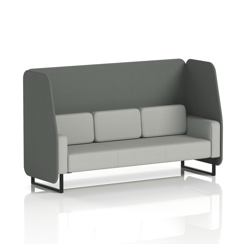 Brixworth Open Booth With Black Legs in Two Tone - Image 87