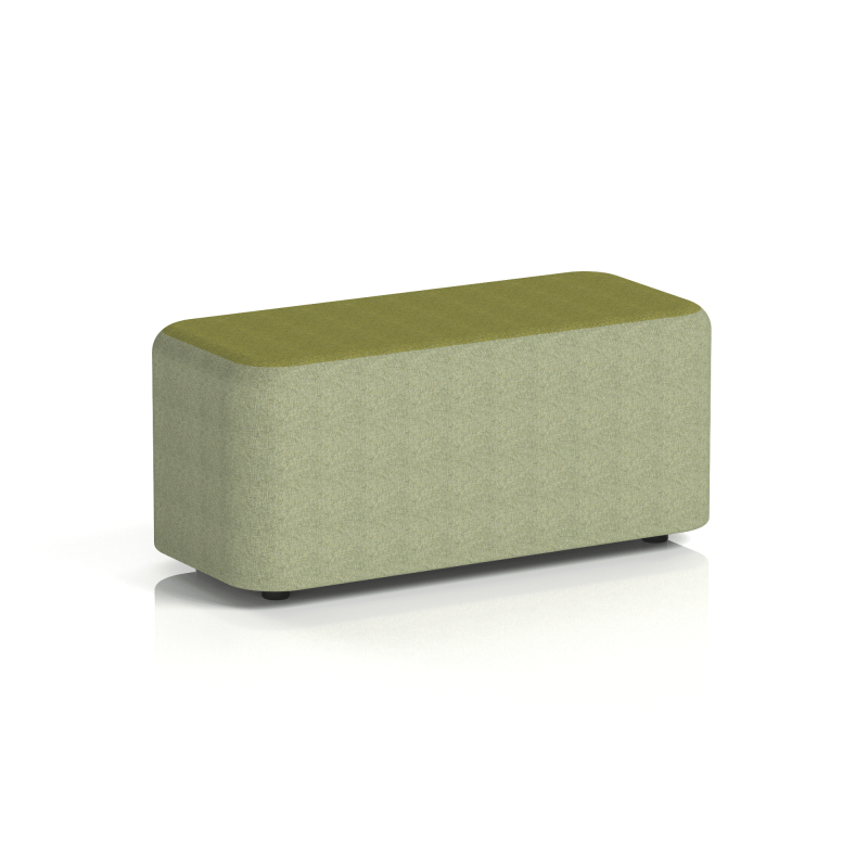 Harlestone Rectangular Stool in Two Tone - Image 3