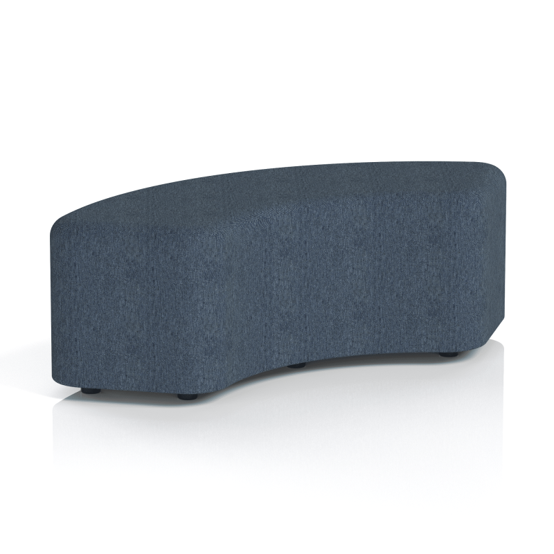 Harlestone Curved Stool in Single Tone - Image 5