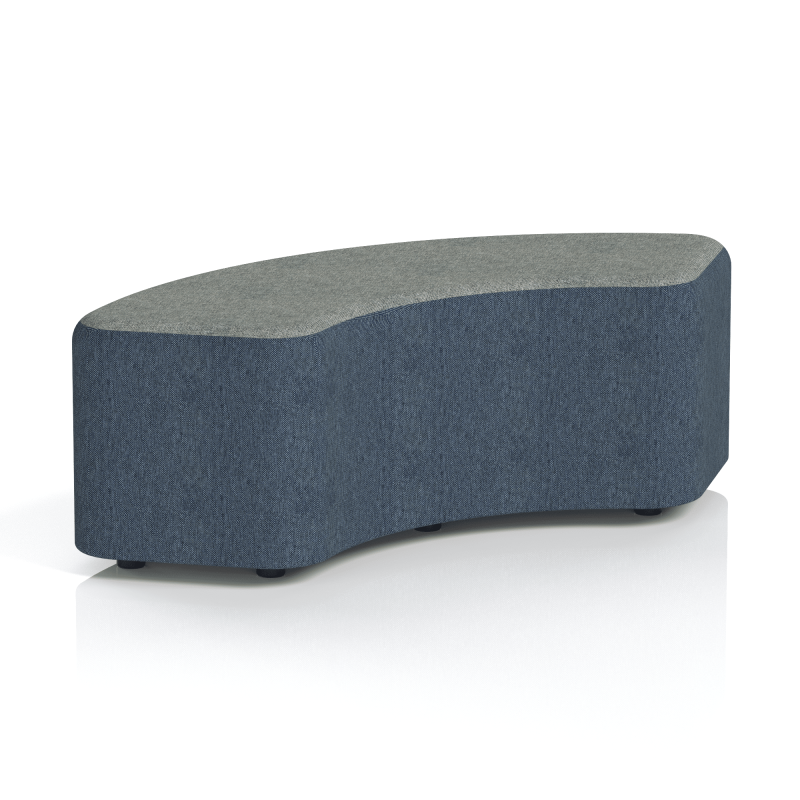 Harlestone Curved Stool in Two Tone - Image 5