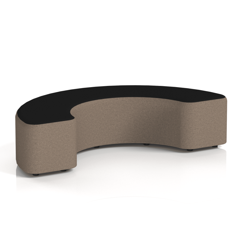 Harlestone Curved Stool in Two Tone - Image 48