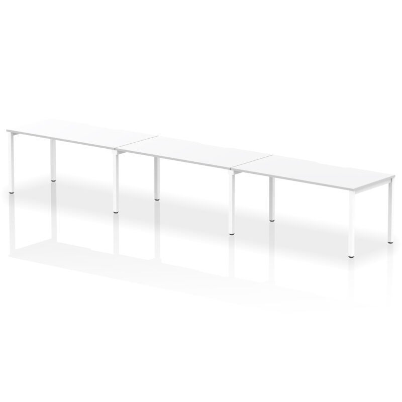 Evolve Plus Single Row Bench Desk - 3 Person - Image 36