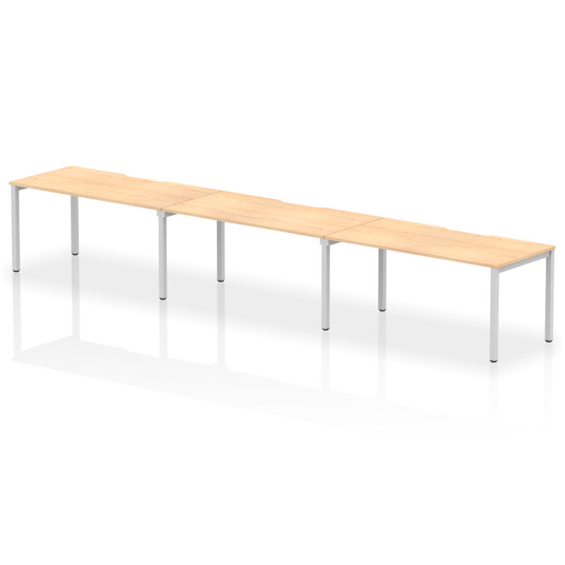 Evolve Plus Single Row Bench Desk - 3 Person - Image 29