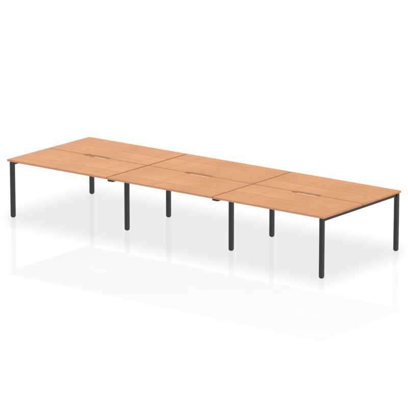 Evolve Plus B2B Bench Desk - 6 Person - Image 52