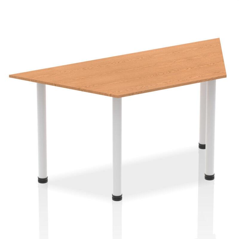 Impulse Trapezium Table With Post Leg - Image 19