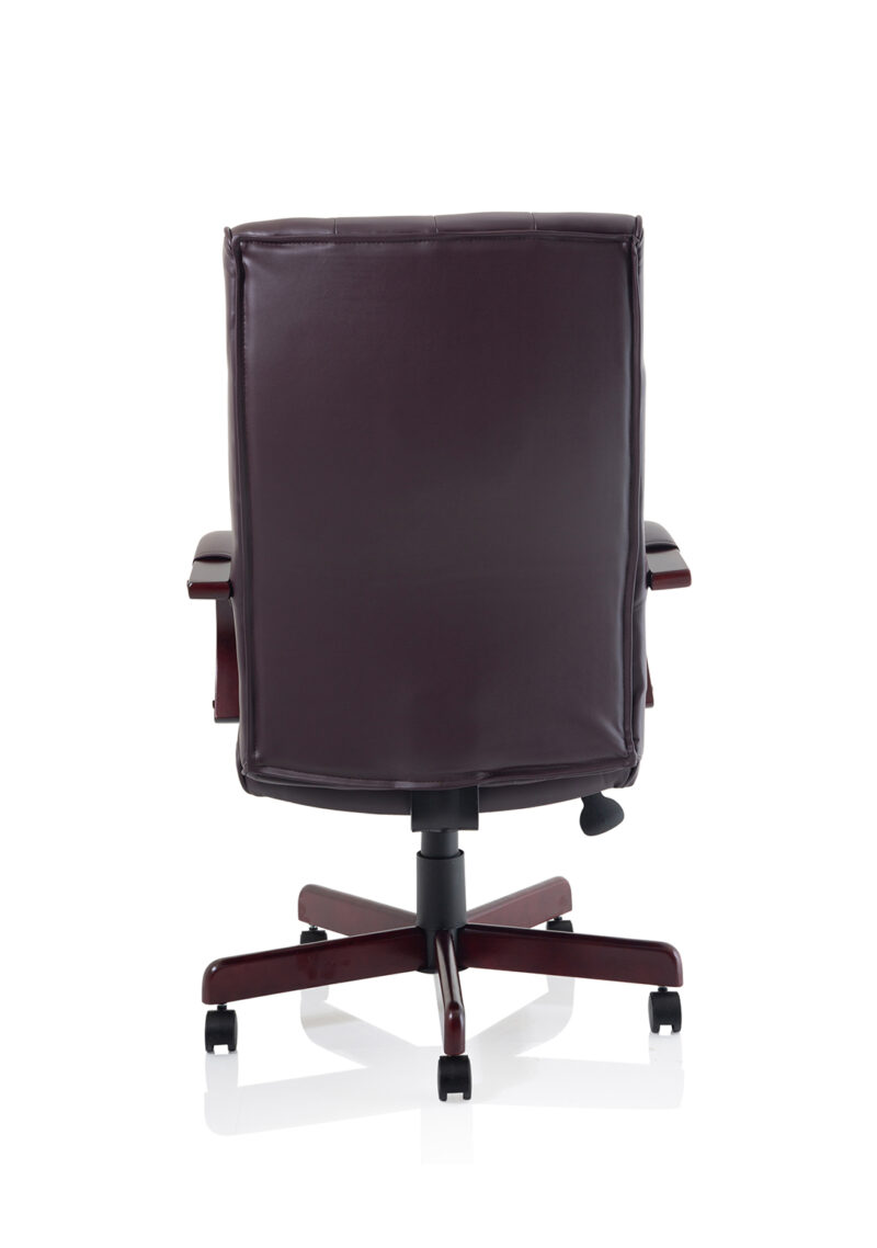 Chesterfield High Back Leather Executive Office Chair with Arms - Image 14