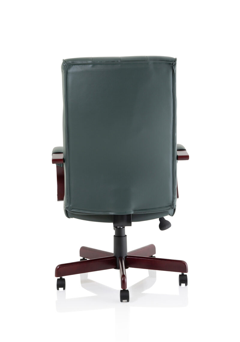 Chesterfield High Back Leather Executive Office Chair with Arms - Image 22