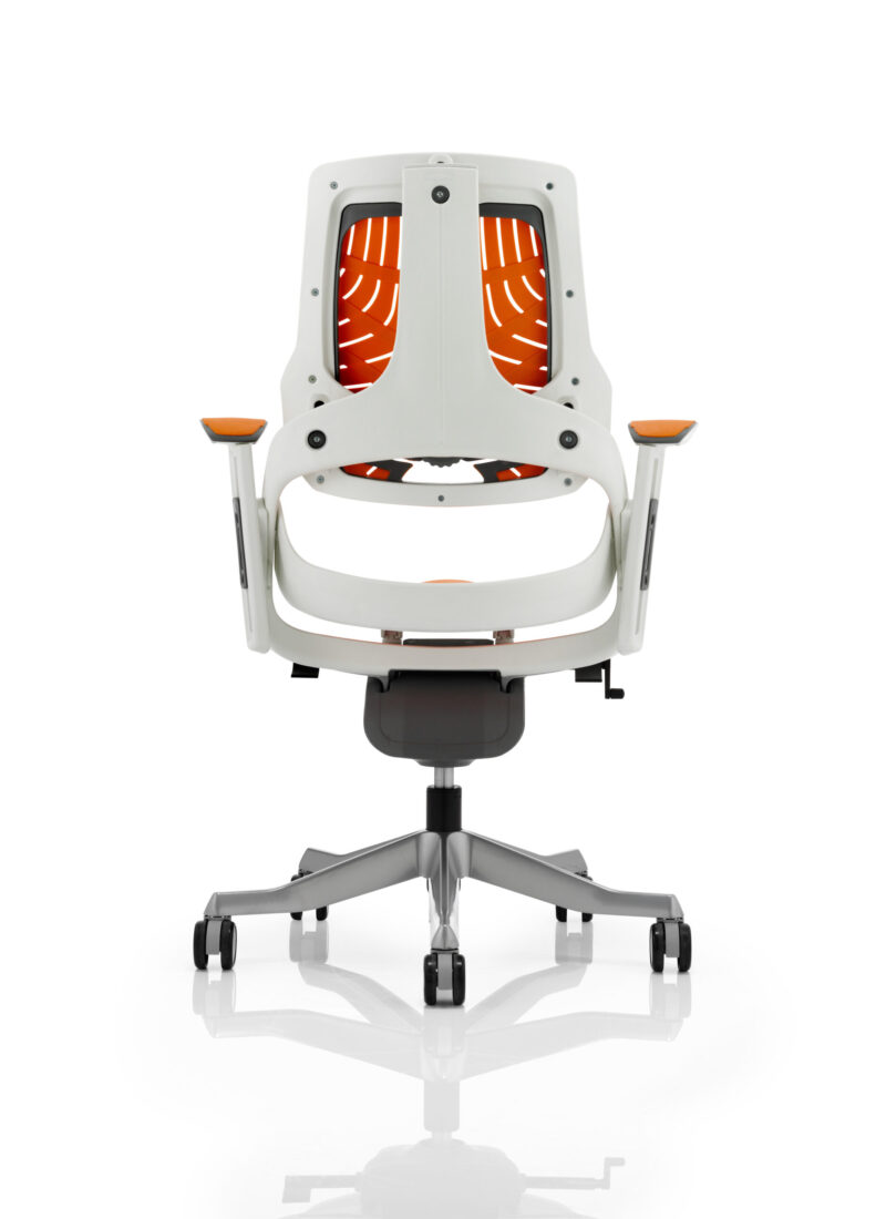 Zure High Back White Shell Executive Office Chair with Arms - Image 22