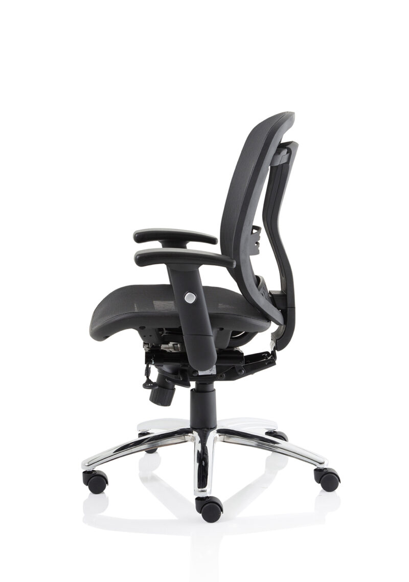 Mirage II Mesh Back Task Operator Office Chair with Height Adjustable Arms - Image 12