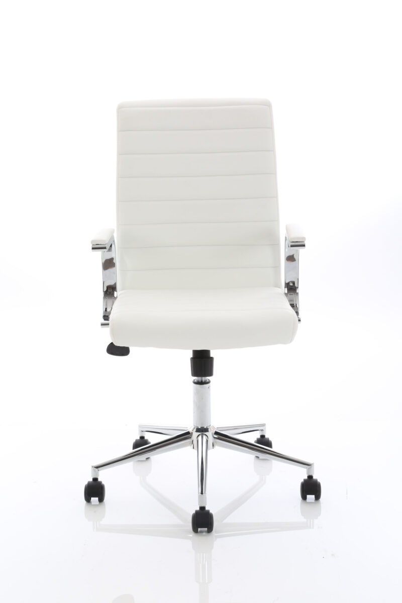 Ezra Medium Back Leather Executive Office Chair with Arms - Image 15