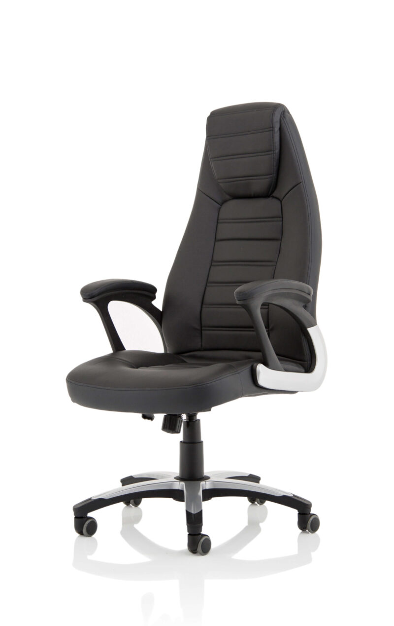 Metropolis High Back Black Leather Executive Office Chair - Image 3