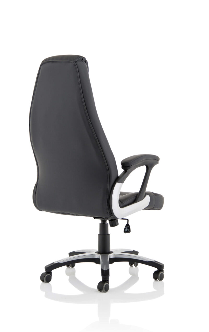 Metropolis High Back Black Leather Executive Office Chair - Image 7