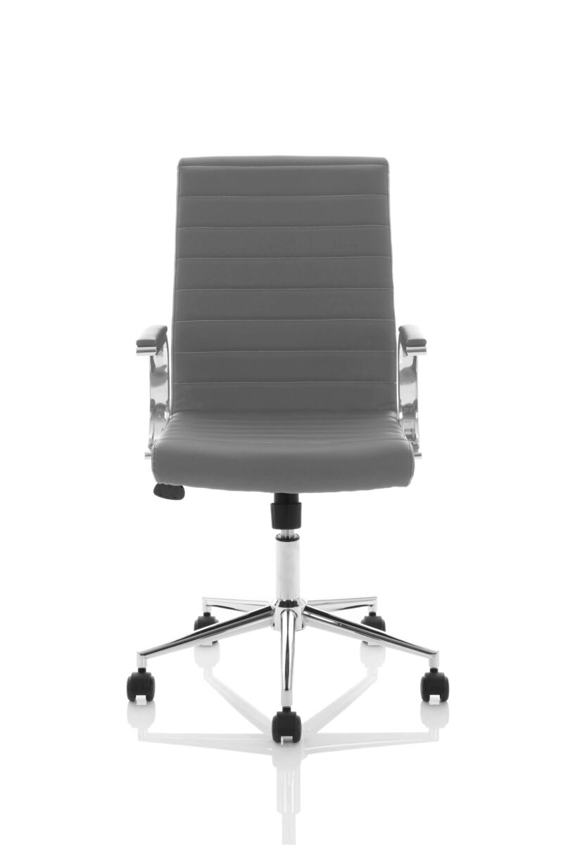 Ezra Medium Back Leather Executive Office Chair with Arms - Image 43