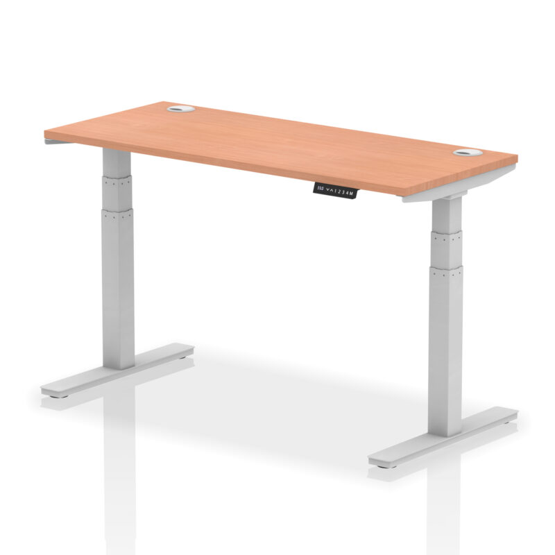 Air Height Adjustable Slimline Desk With Cable Ports - Image 39