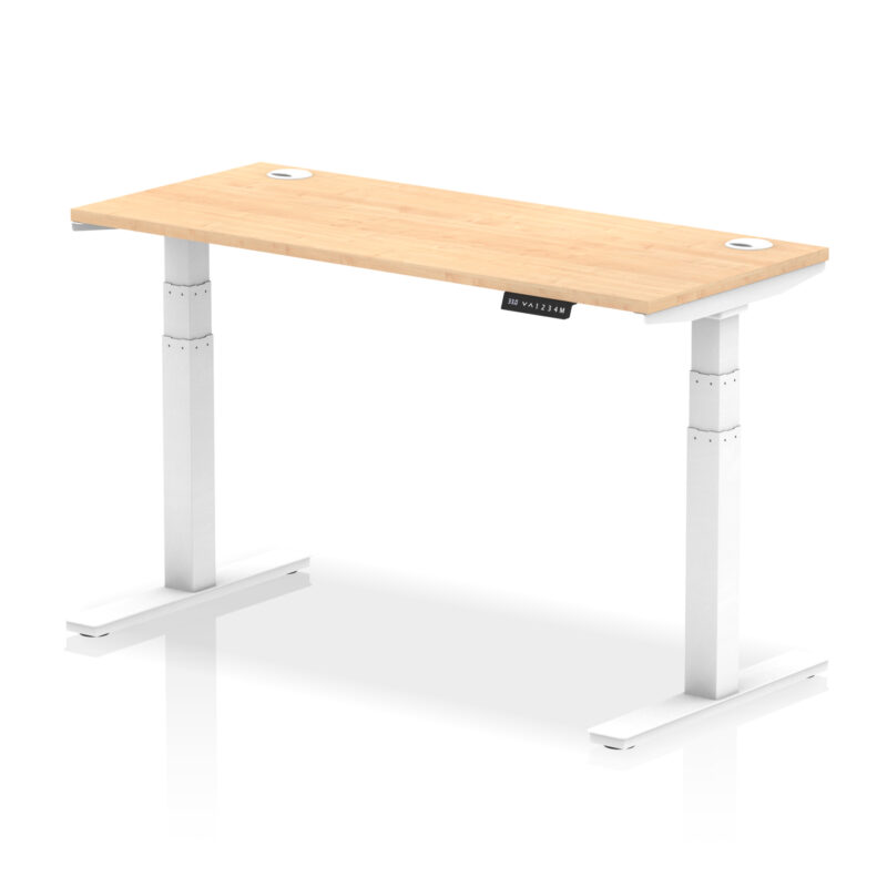 Air Height Adjustable Slimline Desk With Cable Ports - Image 53