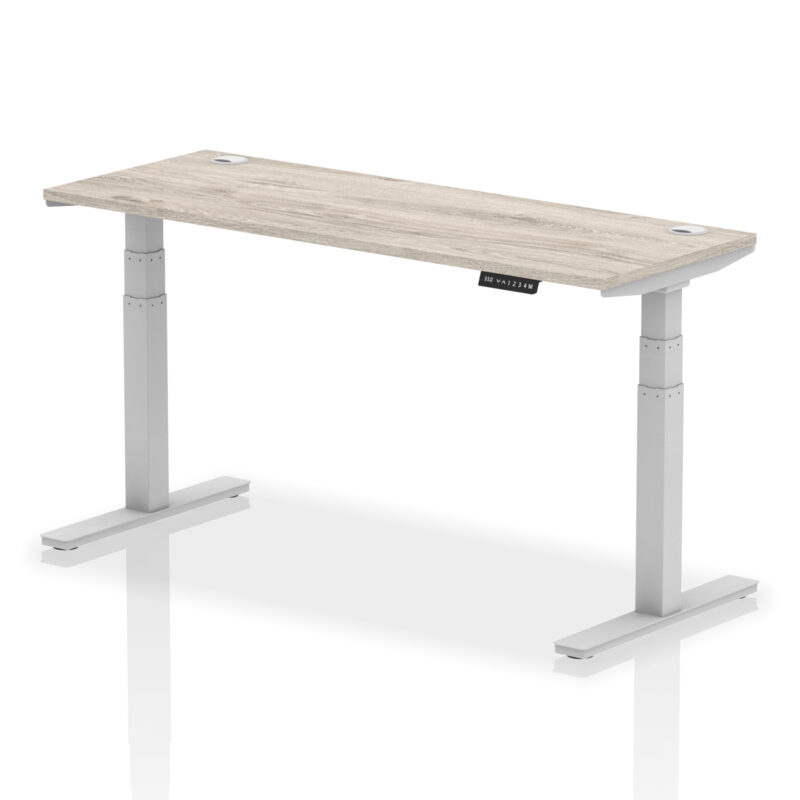 Air Height Adjustable Slimline Desk With Cable Ports - Image 81