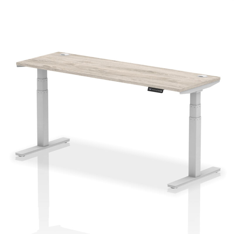 Air Height Adjustable Slimline Desk With Cable Ports - Image 117