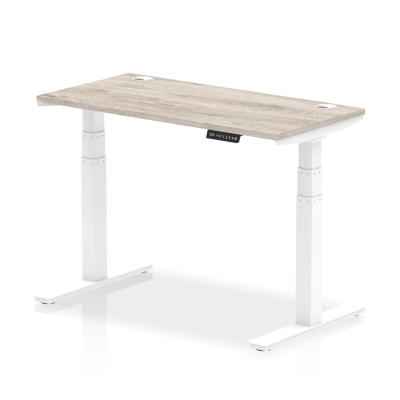 Air Height Adjustable Slimline Desk With Cable Ports - Image 11