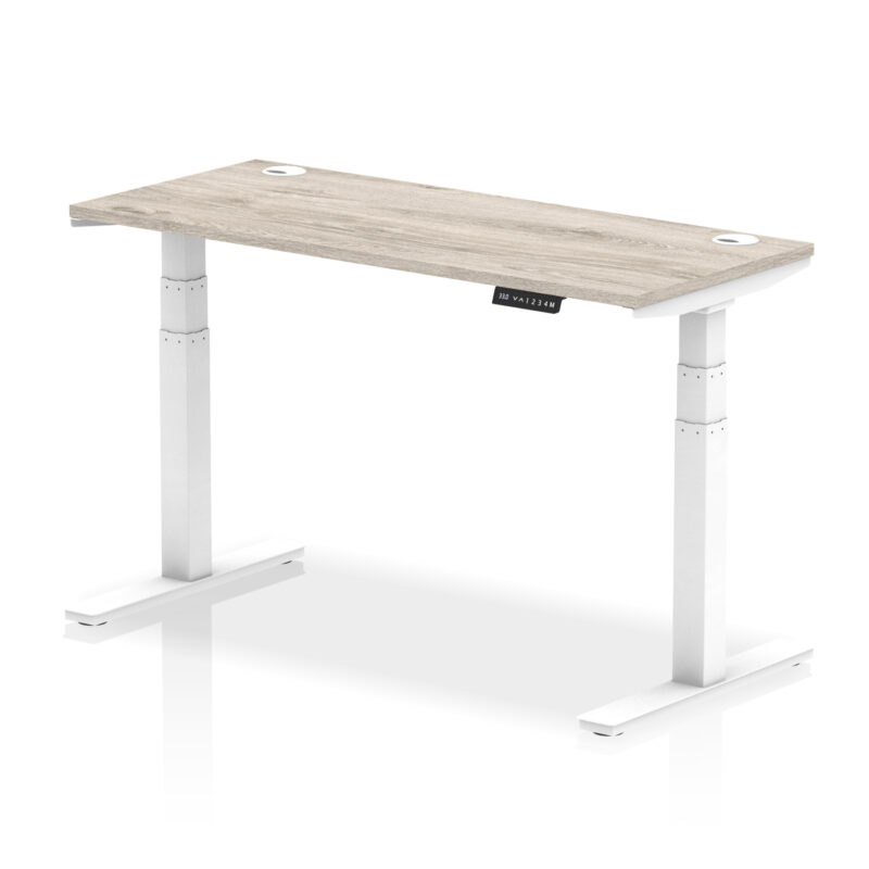 Air Height Adjustable Slimline Desk With Cable Ports - Image 47