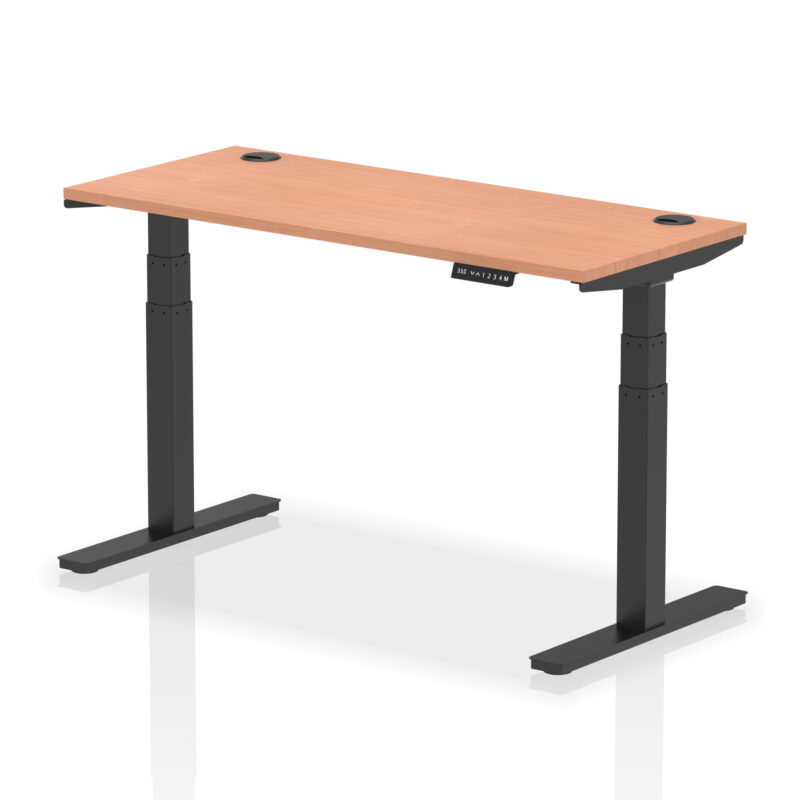 Air Height Adjustable Slimline Desk With Cable Ports - Image 37