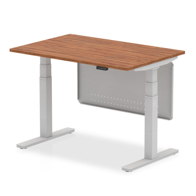 Air Height Adjustable Desk without Cable Ports with Steel Modesty Panel - Image 14