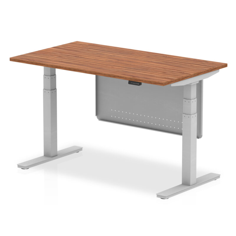 Air Height Adjustable Desk without Cable Ports with Steel Modesty Panel - Image 32