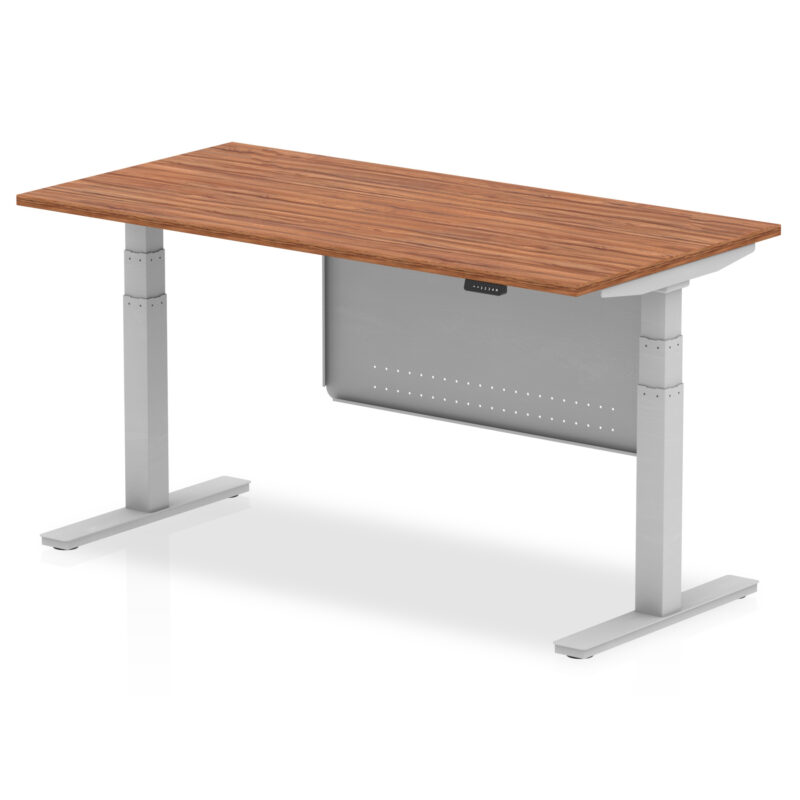 Air Height Adjustable Desk without Cable Ports with Steel Modesty Panel - Image 50