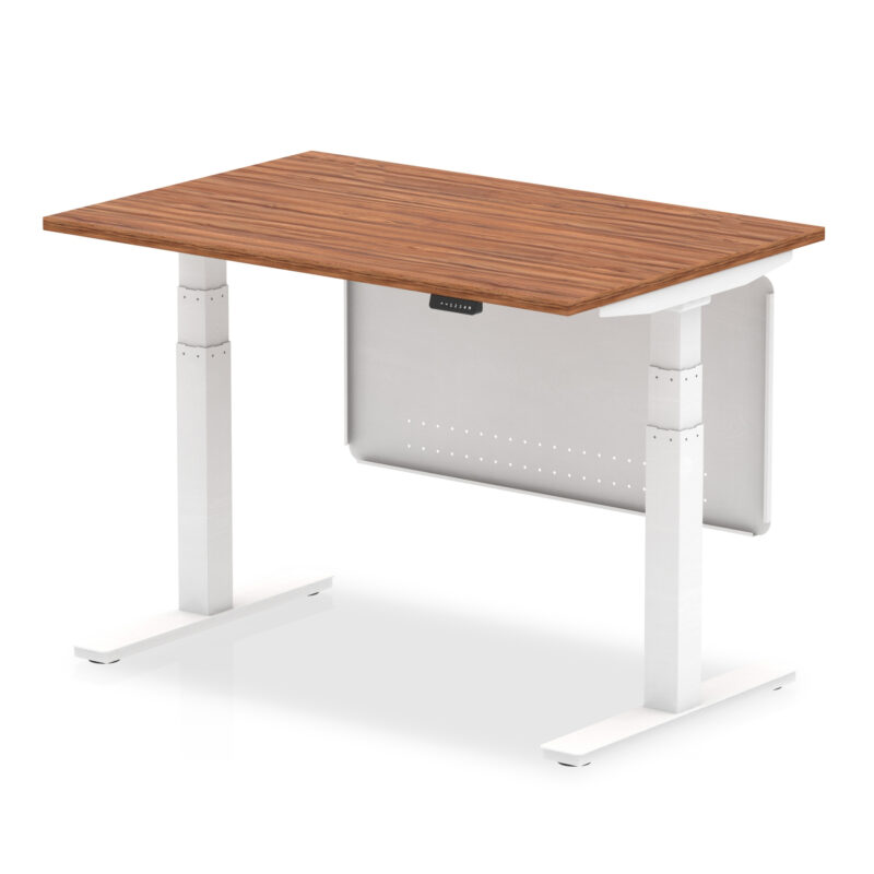 Air Height Adjustable Desk without Cable Ports with Steel Modesty Panel - Image 15