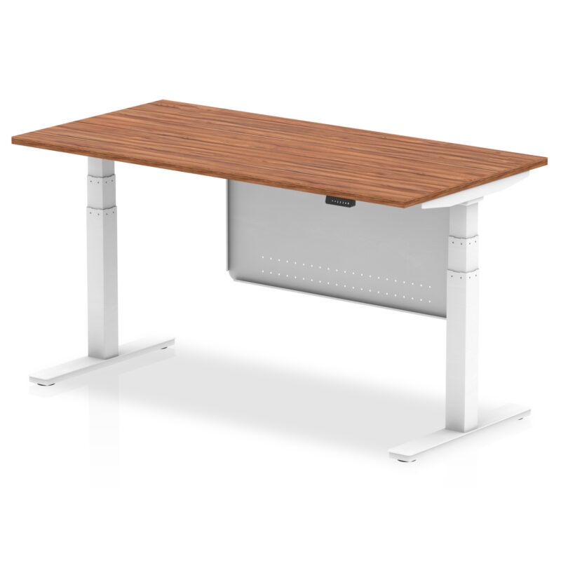 Air Height Adjustable Desk without Cable Ports with Steel Modesty Panel - Image 51