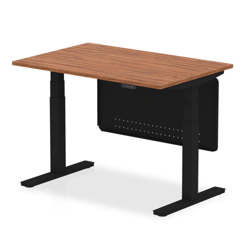 Air Height Adjustable Desk without Cable Ports with Steel Modesty Panel - Image 13