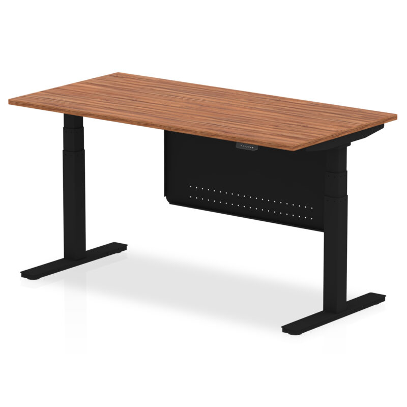 Air Height Adjustable Desk without Cable Ports with Steel Modesty Panel - Image 49