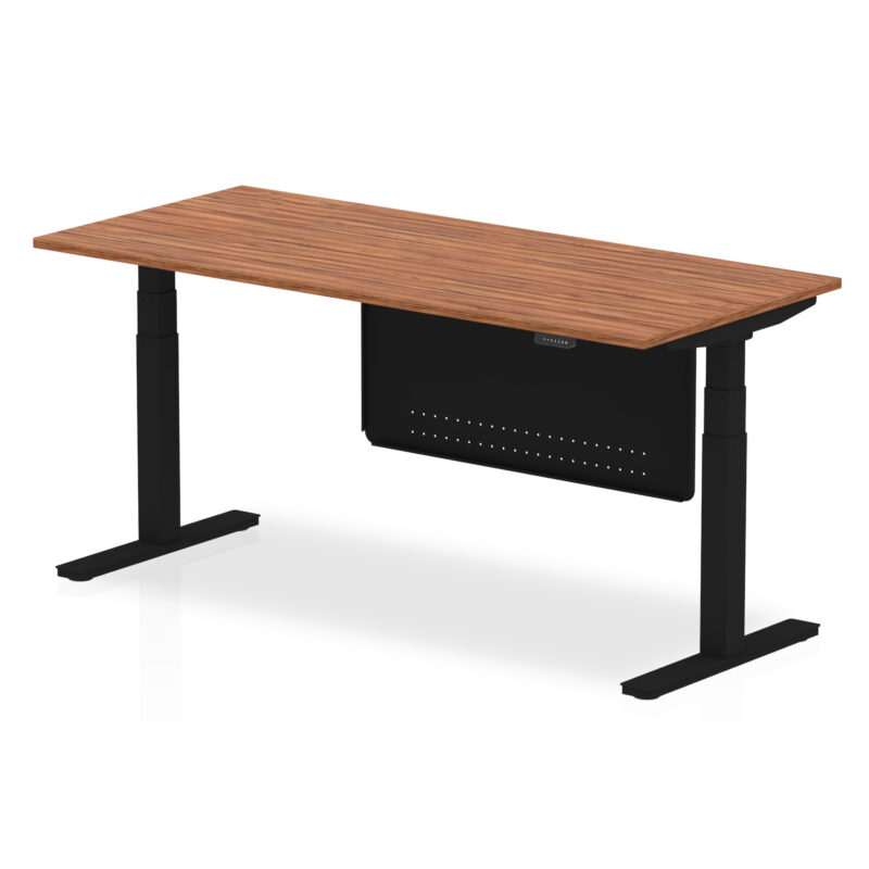 Air Height Adjustable Desk without Cable Ports with Steel Modesty Panel - Image 67