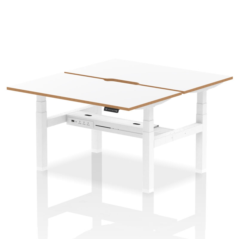 Oslo Air Back-to-Back Height Adjustable Bench Desk - Image 7