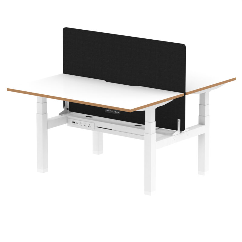 Oslo Air Back-to-Back Height Adjustable Bench Desk - Image 10