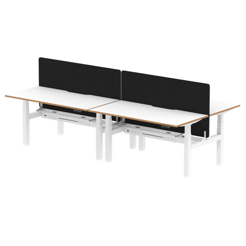 Oslo Air Back-to-Back Height Adjustable Bench Desk - Image 17