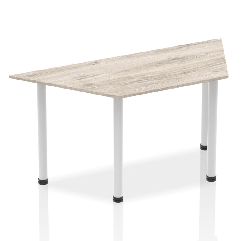 Impulse Trapezium Table With Post Leg - Image 9