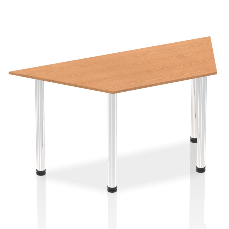 Impulse Trapezium Table With Post Leg - Image 18