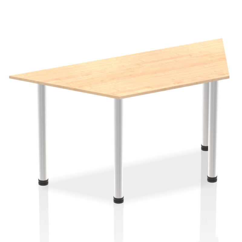 Impulse Trapezium Table With Post Leg - Image 12