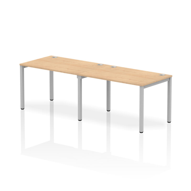 Impulse Single Row Bench Desk - 2 Person - Image 5