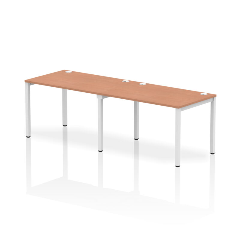 Impulse Single Row Bench Desk - 2 Person - Image 2