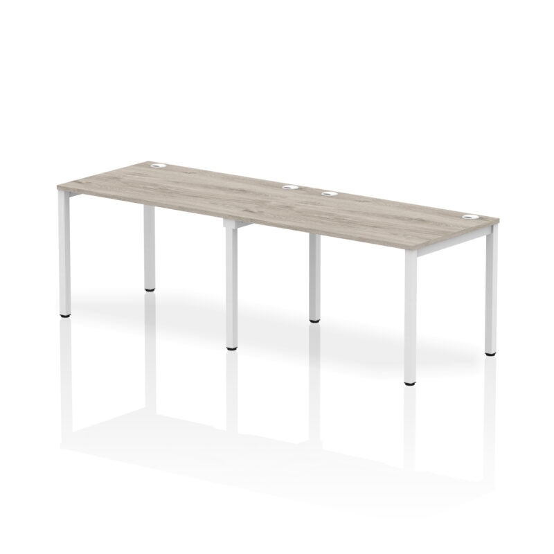 Impulse Single Row Bench Desk - 2 Person - Image 4