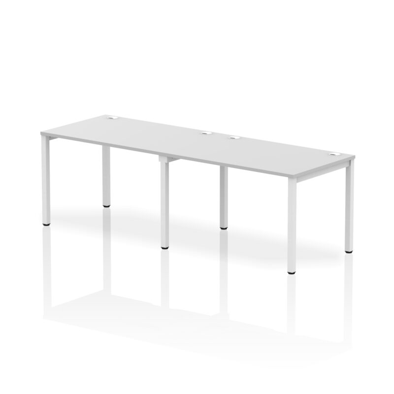 Impulse Single Row Bench Desk - 2 Person - Image 12