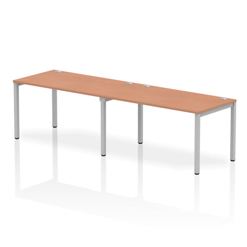 Impulse Single Row Bench Desk - 2 Person - Image 13