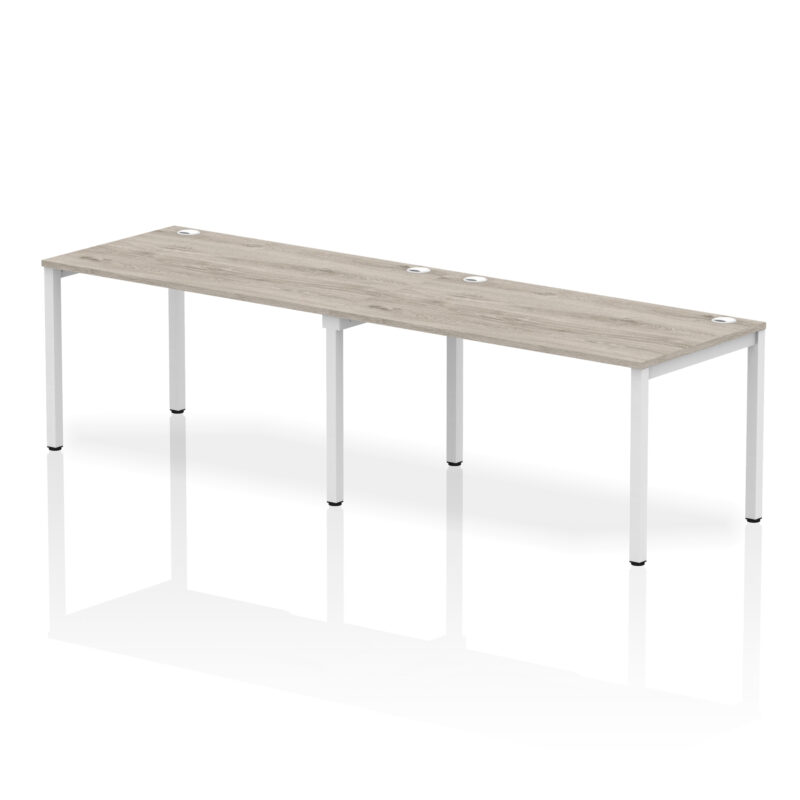 Impulse Single Row Bench Desk - 2 Person - Image 16