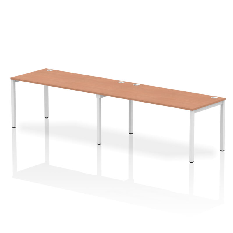 Impulse Single Row Bench Desk - 2 Person - Image 26