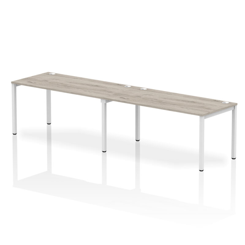 Impulse Single Row Bench Desk - 2 Person - Image 28